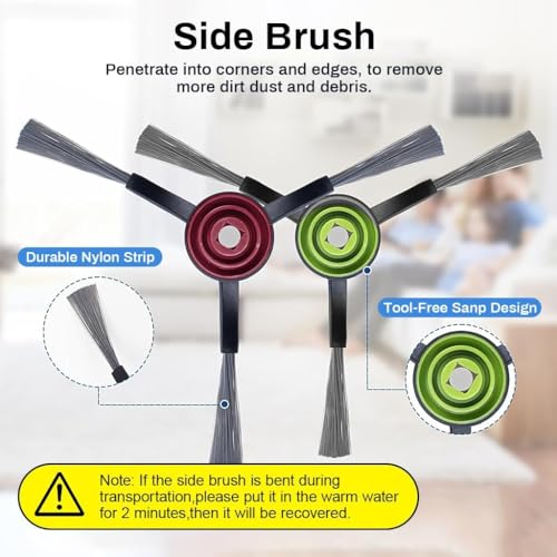 Image of Replacement Accessories Compatible with Ecovacs Deebot N10 OZMO T8 T9 PRO T9 AIVI Robot Vacuum Deebot N10 (EDN10 NOMOPKIT)
