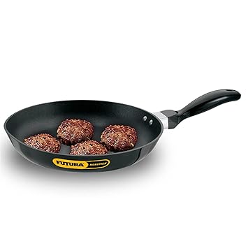Hawkins Futura 26 cm Frying Pan, Non Stick Fry Pan, Frypan, Black (NF26)
