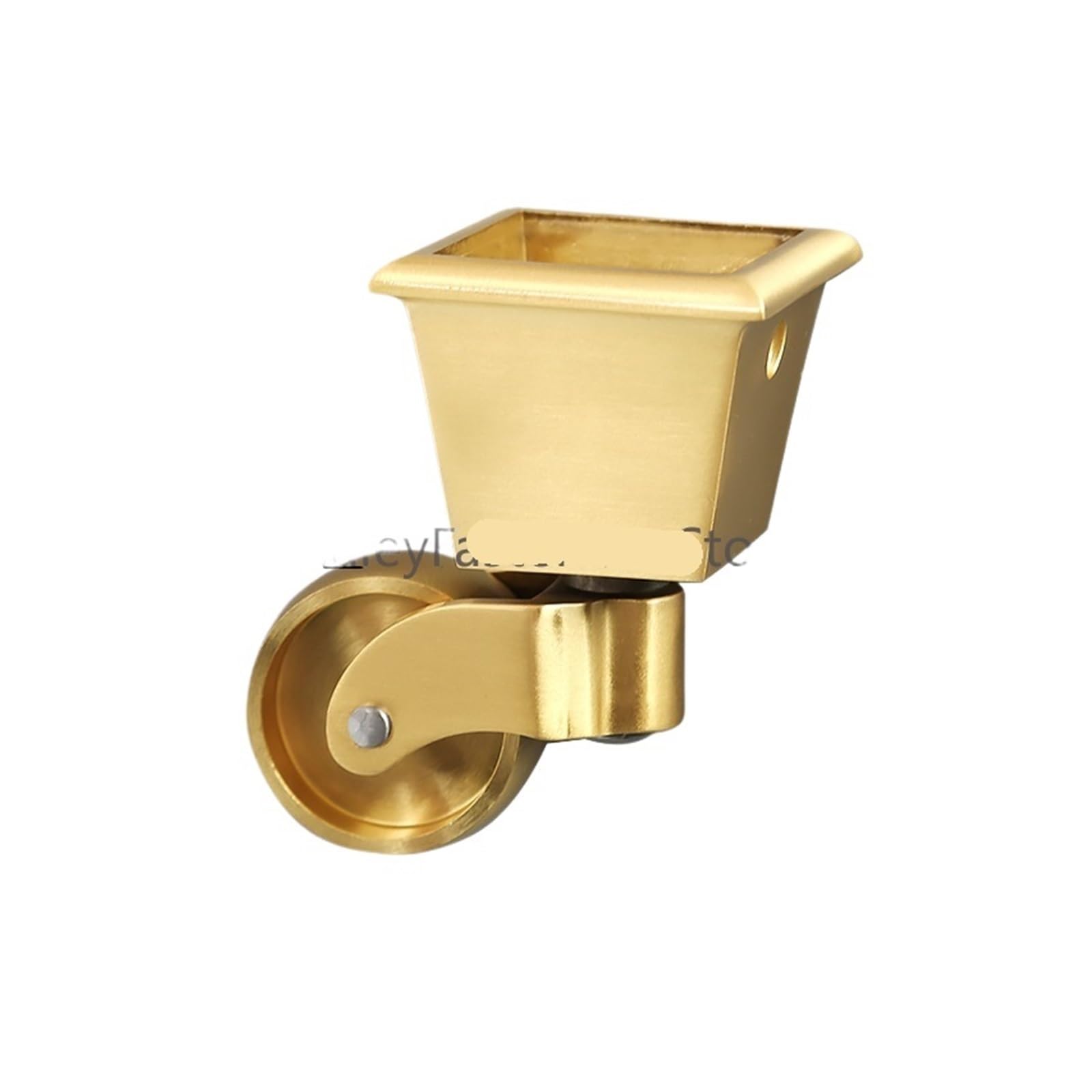 Mxxdmopd D Mxxdmop Pure Brass Swivel Wheel Metal Flat Caster Heavy Uty Silent Furniture Support Leg Chair Bed(D)