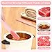 RAQEHO 3 Reusable Silicone Wax Spatula - Non-stick Wax Applicator Stir Sticks for Face Boby Hair Removal Waxing Accessories Removal Product Esthetician Supplies Professional For Home Beauty Salon Use.