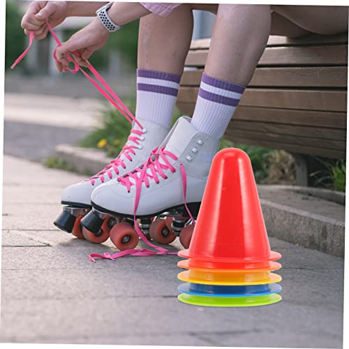 TOYANDONA 25Pcs Bright Sports Marker Cones for Agility Training Roller Skating and Outdoor Activities Stable Flat Bottom Design for Obstacle Courses and Practice Games4