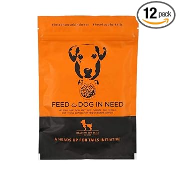 Heads Up For Tails Dry Dog Food (Fresh Chicken) Pack of 12 - 100 g Each | Dry Dog Food | All Breed Dog Food