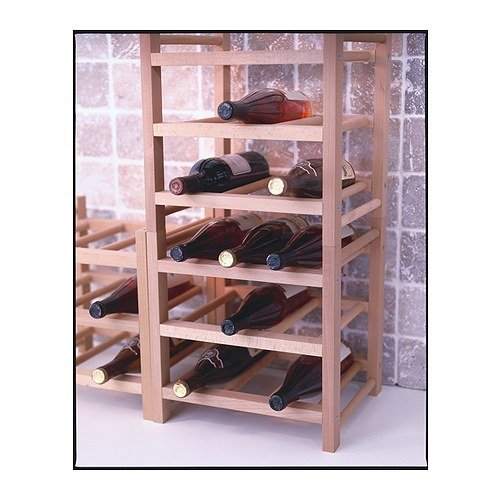 Soporte de vino de madera para 9 botellas miniatura 2