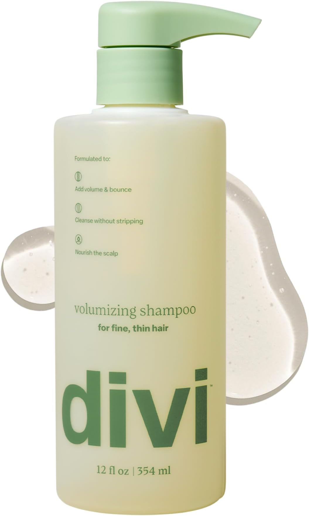 Volumizing Shampoo for Fine, Thin Hair with Postbiotics | 12 fl oz | Postbiotics, Sulfate-Free, Vegan, Cruelty Free, Lightweight, Fine Thin Hair, Adds Volume, Balances Scalp, Shampoo, 12 fl oz