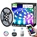 Produktbild LE LED Strip 5M, Alexa RGBW LED Streifen mit Musik, IP65 Smart LED Leiste, [nur 2.4GHz] WiFi Hell 5050 LED Band Lichterkette für Haus, Küche, Party, TV, Lichtband Kompatibel mit Alexa, Google Home