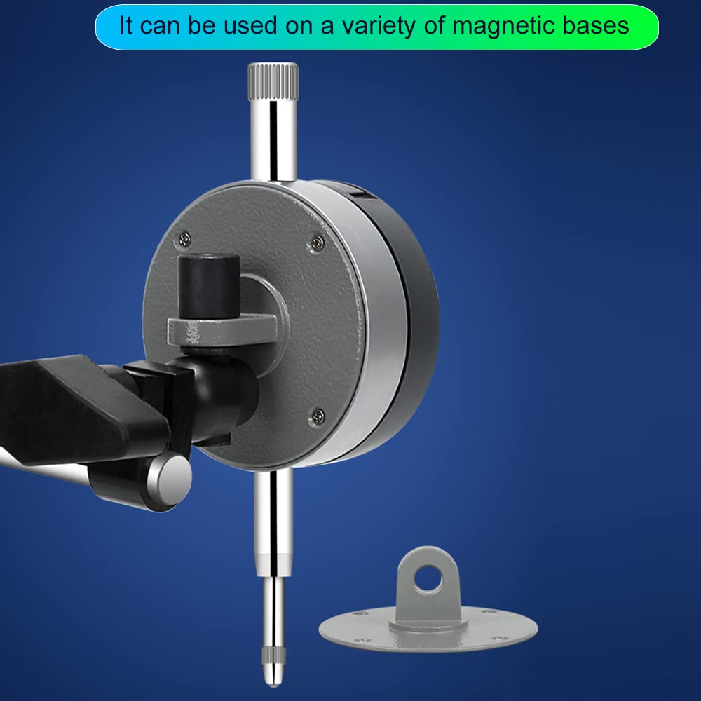 Electronic Digital Dial Indicator Gage Gauge Inch/Metric Conversion 0-0.5 Inch/12.7 mm 0.00005 Inch/0.001mm