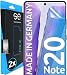 Produktbild s.e Schutzfolie für Samsung Galaxy Note 20, 2 Stück, Full Screen, Positionierhilfe, Note20 Schutzfolie, transparente Displayfolie, funktionierende Alternative zu Note20 Schutzglas, Schutzglasfolie