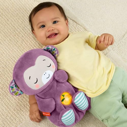 Miniatura 7 de Fisher-Price Peluche Monito Morado para bebé