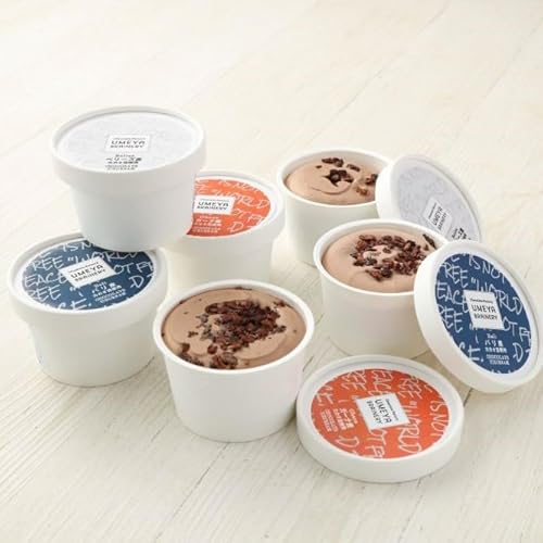 Bean to Bar Icecream (産地別チョコレートアイス 6個入り)[UMEYABRAINERY]