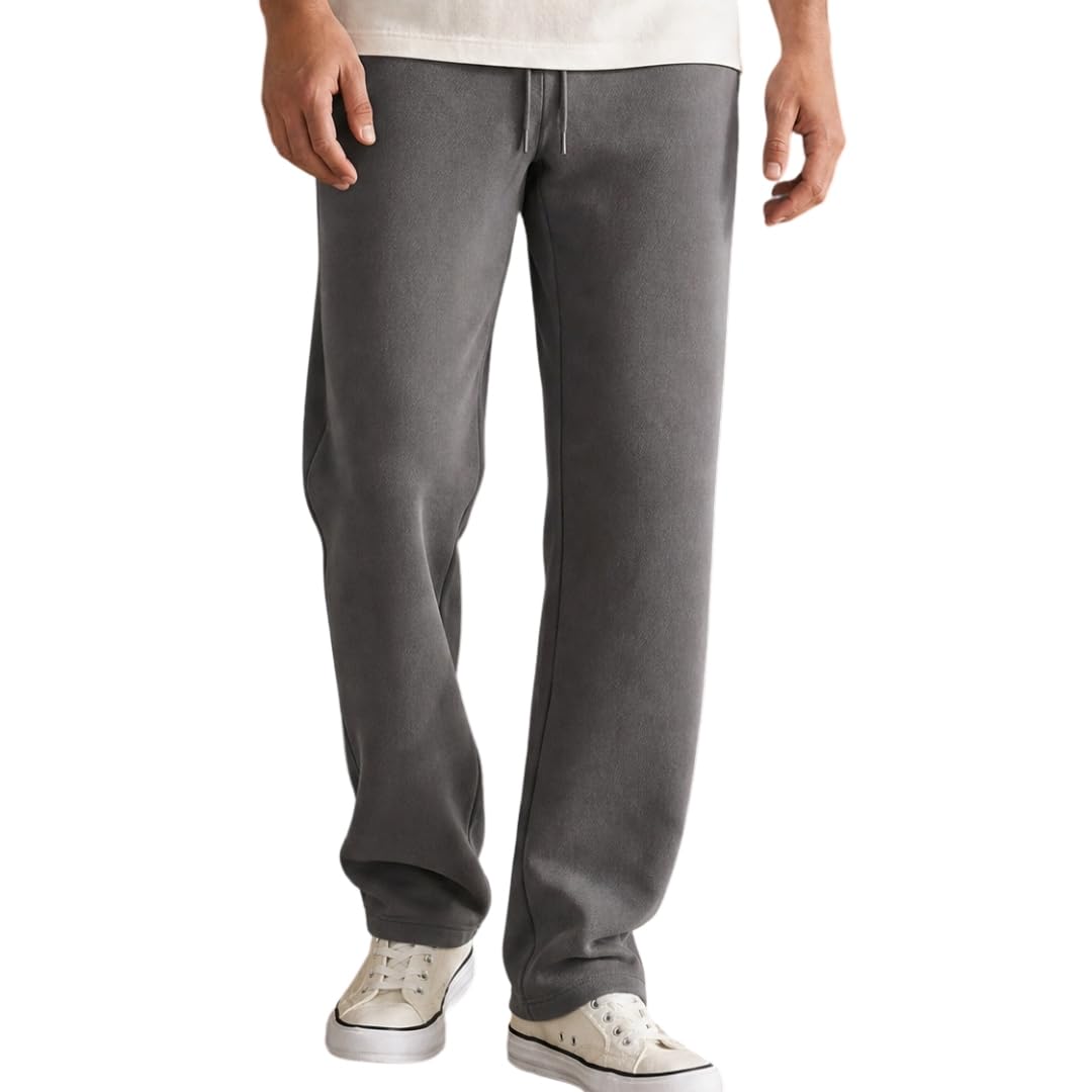 NOBERO Men Mid- Rise Classic Straight Fit Joggers-picture-30