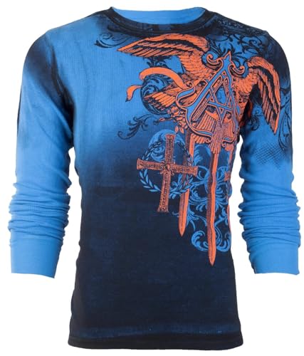 Archaic by Affliction Men's Long Sleeve Thermal Shirt Daventry2