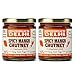 Brooklyn Delhi Spicy Mango Chutney - 9 Ounces - Made with Ripe Mangos, Golden Raisins, Fresh Ginger, Garam Masala, and Lemon Juice for a Nice Sour Note - Vegan - No Artificial Additives 2pk