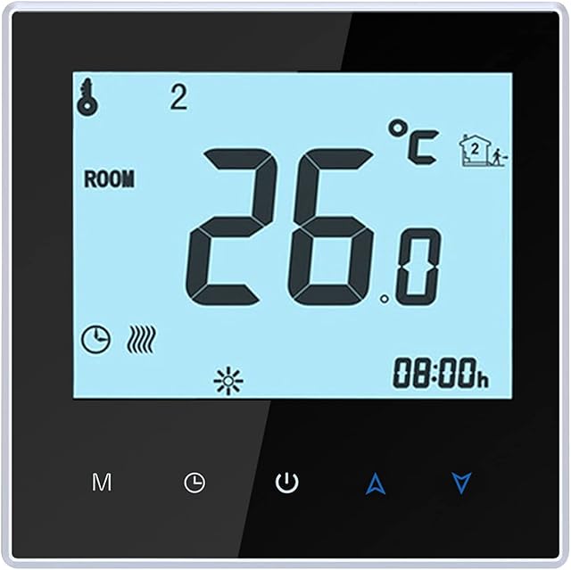 HUIOP THP1000-WHPW Water Heating Thermostat Smart WiFi Digital Temperature Controller/SmartLife APP Control Backlit LCD Display Programmable Voice Control Compatible with Amazon Echo/Home/Tmall,Wate