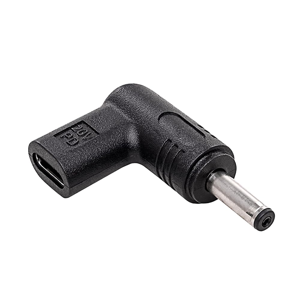 TECPHILE 100W Type C Female to 4.0x1.35mm ASUS Laptop Fast Charging Adapter, Portable Converter 45W/65W/90W/100W Power Charger Compatible with Asus ROG Zephyrus, G, G14, G15, GA502DU, GA502D More