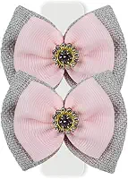 Laço Luxo Realeza Rosa, P 2un