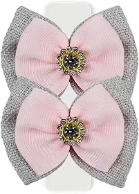 Laço Luxo Realeza Rosa, P 2un