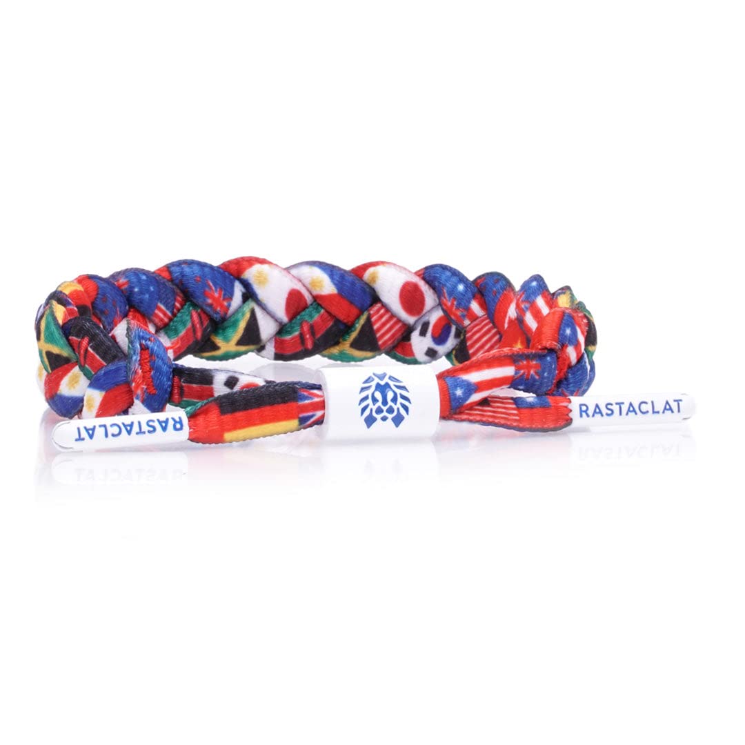 Rastaclat Braided Bracelets for Men and Women - Braided Core Collection | Adjustable Stackable & Made by Hand | Great Gifts for Men, Women, Teens &