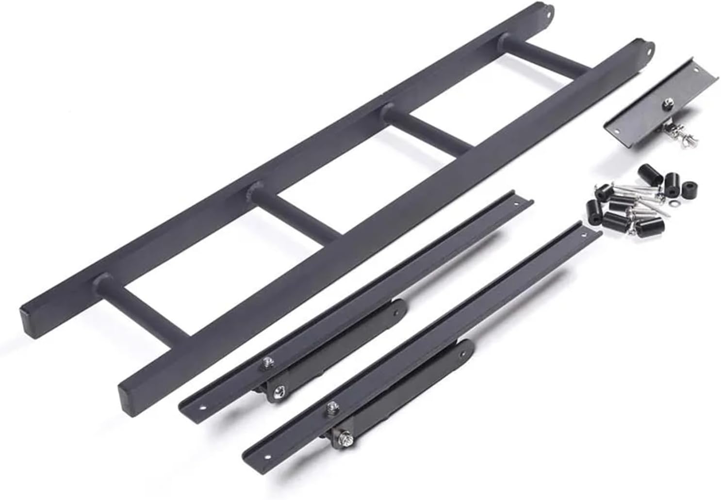 Pickup Truck Step Tailgate Ladder Compatible with Toyota Tundra 07-21 Aluminum Alloy Black Car Rear Tailgate Climbing Ladder Car Accessories