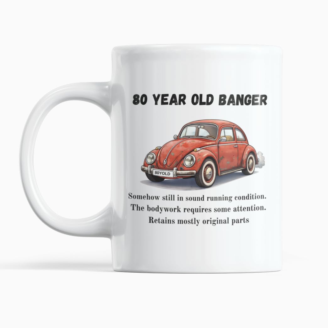 Gift Island Funny 90th Birthday Gift for Men β Unusual Gift for Dad & Grandad β Unique Present for Uncle, Brother, Grandpa β 90th Mug β 90 Year Old Banger β Ninety 11oz Male Coffee Cup
