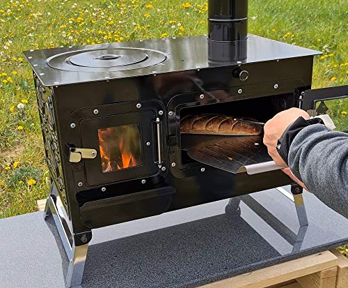 Foto von Outdoor-Küchenofen ROSALIE - Garten-Kamin Gartenküche Pizzaofen Zeltofen Gartenofen