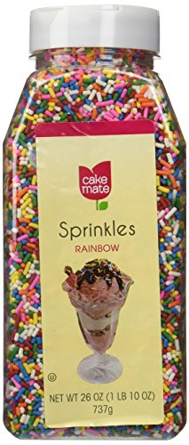 Cake Mate Sprinkles Rainbow 26 Oz