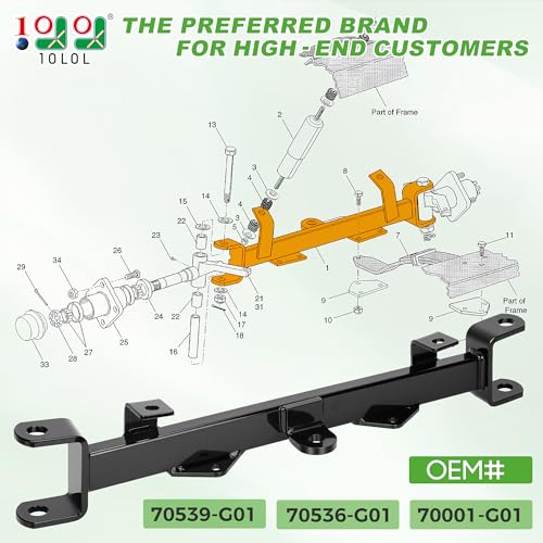 10L0L Golf Cart Front Axle Weldment for EZGO TXT Medalist 1994-2000 by 10L0L - Used condition - Image 2