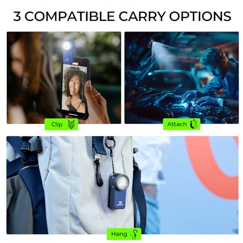 Lampe de poche pour vélo et réparation avec clip de fixation et lumière RVB HD03