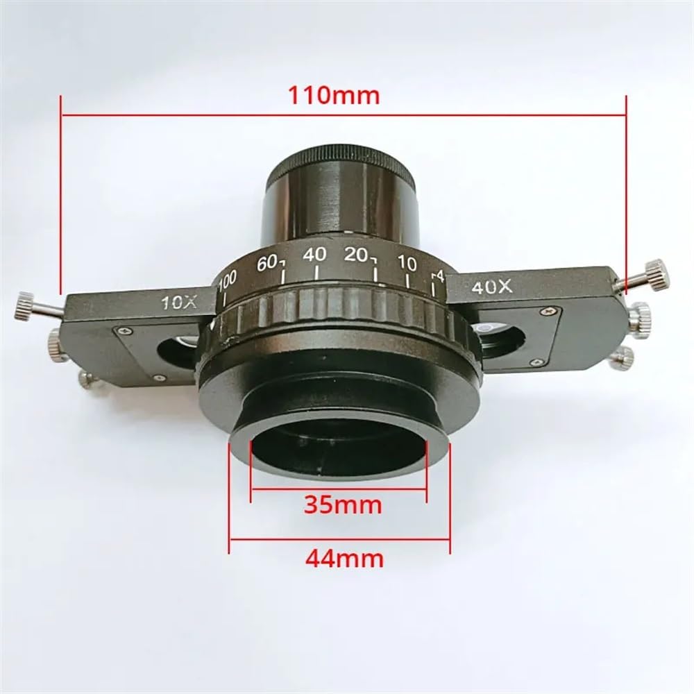 Kit de accesorios para microscopio Dispositivo de contraste de fase/condensador/10x 40x contraste de fase objetivo centrador ocular piezas de microscopio biológico portaobjetos de microscopio