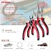 Hi-Spec 3 Piece Metalworking Plier Set for Metal Earth 3D Model Making