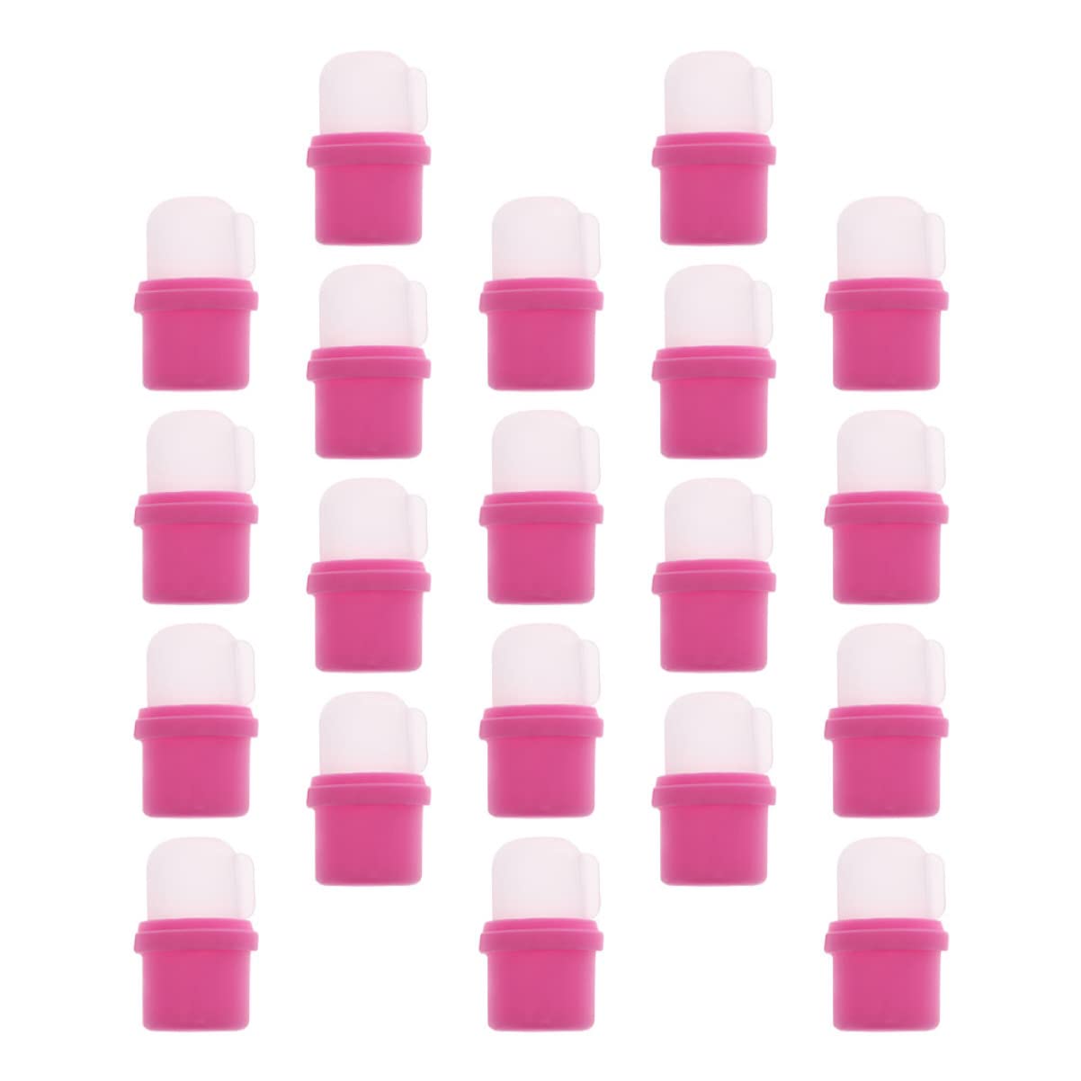 60pcs Nail Soaker Caps for Gel Polish Removal Reusable Household Nail Covers Convenient Soak off Caps for Manicure Supplies and Easy Care