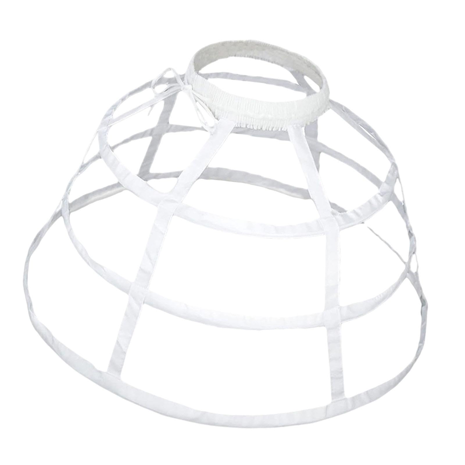Cage Hoop Skirt Petticoat Crinoline for Bridal Dress Party Stage Performance White|Clothing, Shoes & Accessories | Vintage | Women's Vintage Clothing | Lingerie-picture-20
