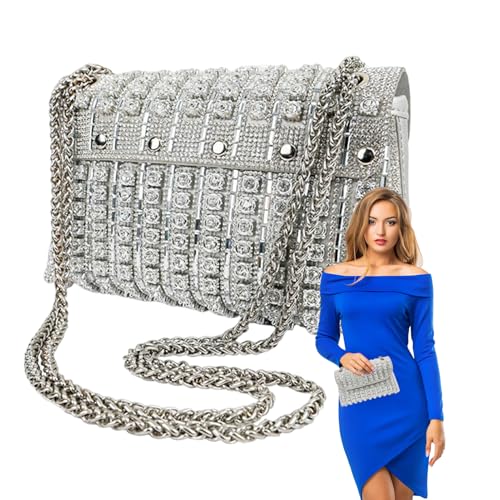 Sac à main en strass pour femmes - Idéal pour vos soirées