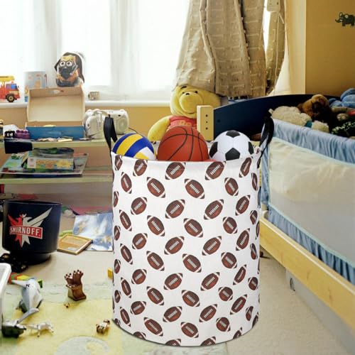 Image of 19.7 inch Laundry Basket,Dirty Clothes Laundry Hamper,Waterproof Storage Bin (Rugby)