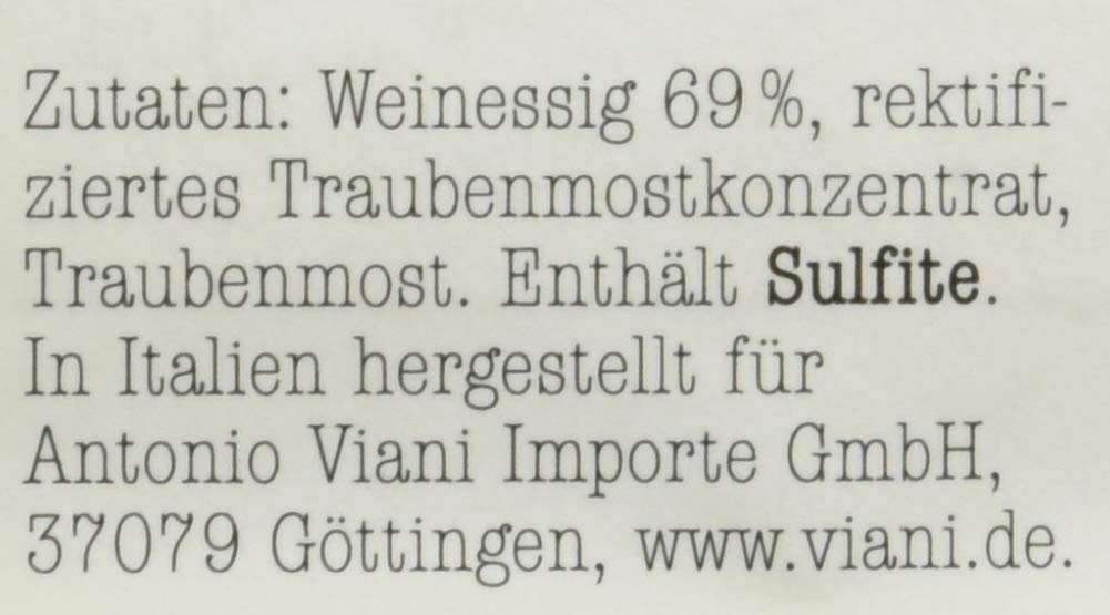Rocca di Vignola Weißer Balsamessig, Dressing, Kanister, 5250 g