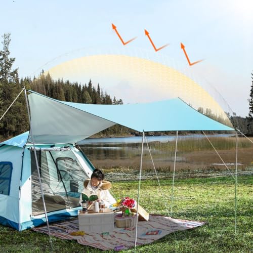 Carpa de camping pop-up para familia, gris, tamaño B miniatura 4