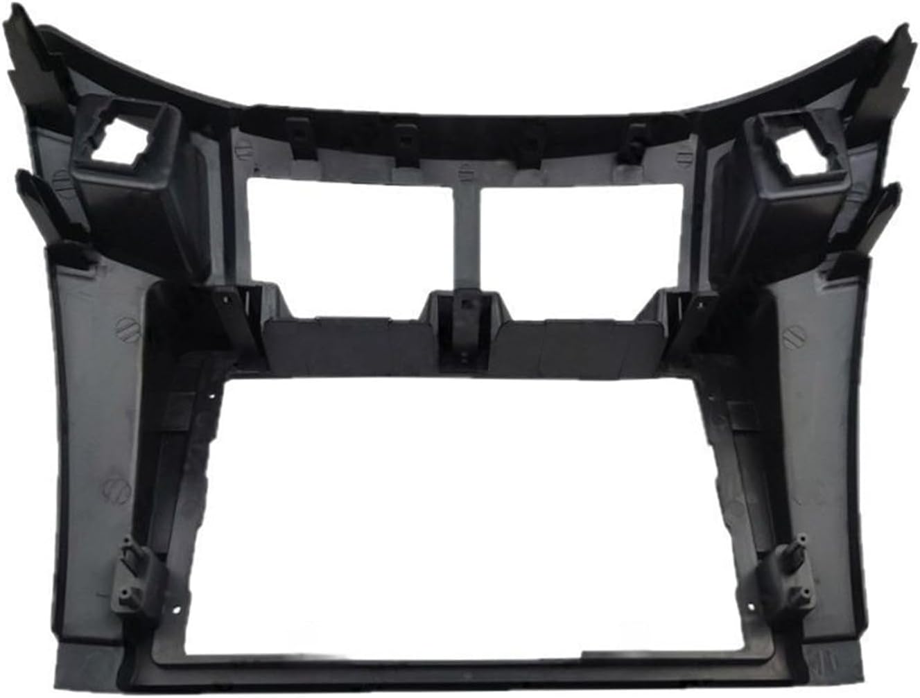Car Radio Frame Fit for Toyota Yaris DVD Panel Audio Car Central Control Navigation Panel Frame Changeable Frame Modification Durable (面框-Black-9寸)