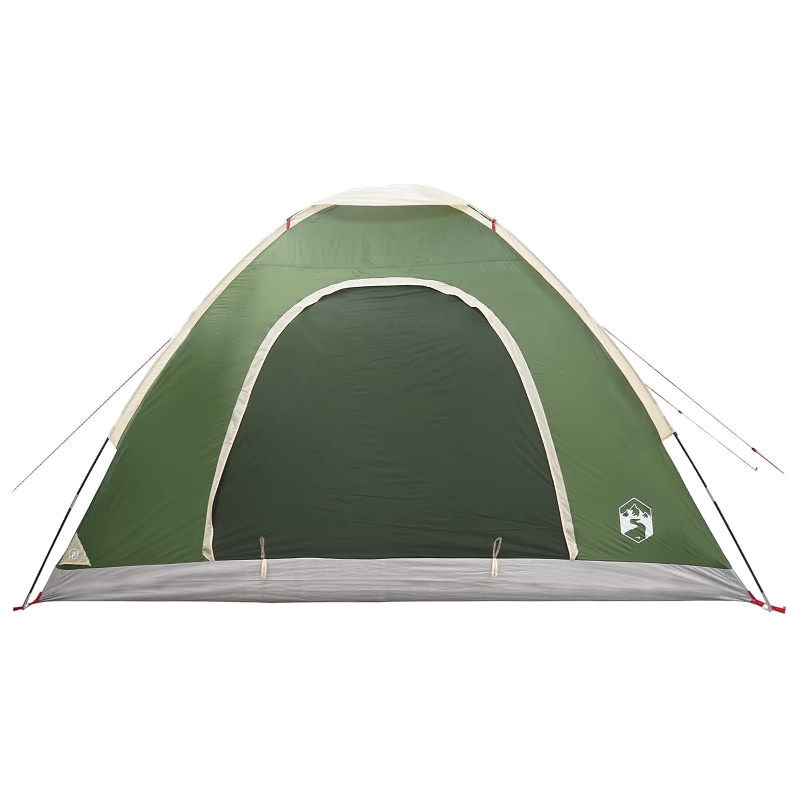 Tenda da campeggio per 2 persone, verde, poliestere 185T, rivestimento in poliuretano, impermeabile