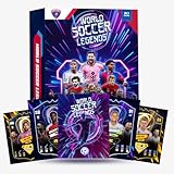 Soccer Trading Cards 2025–2026 | 50 Playing Cards Collection | Look for 10 Ultra Rare & 2 Golden Edition Cards | Random Premium Soccer Cards | Value Pack