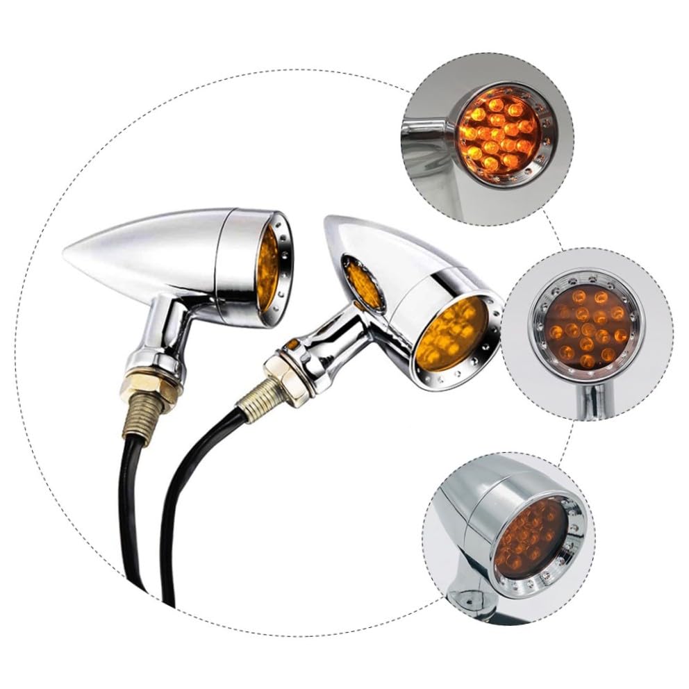 Clignotants led modifiés accessoire feux indicateurs motocyclette rétro - 3