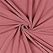 Lavitex Rayon Spandex Jersey Knit Fabric, Dusty Rose, Fabric By The Yard