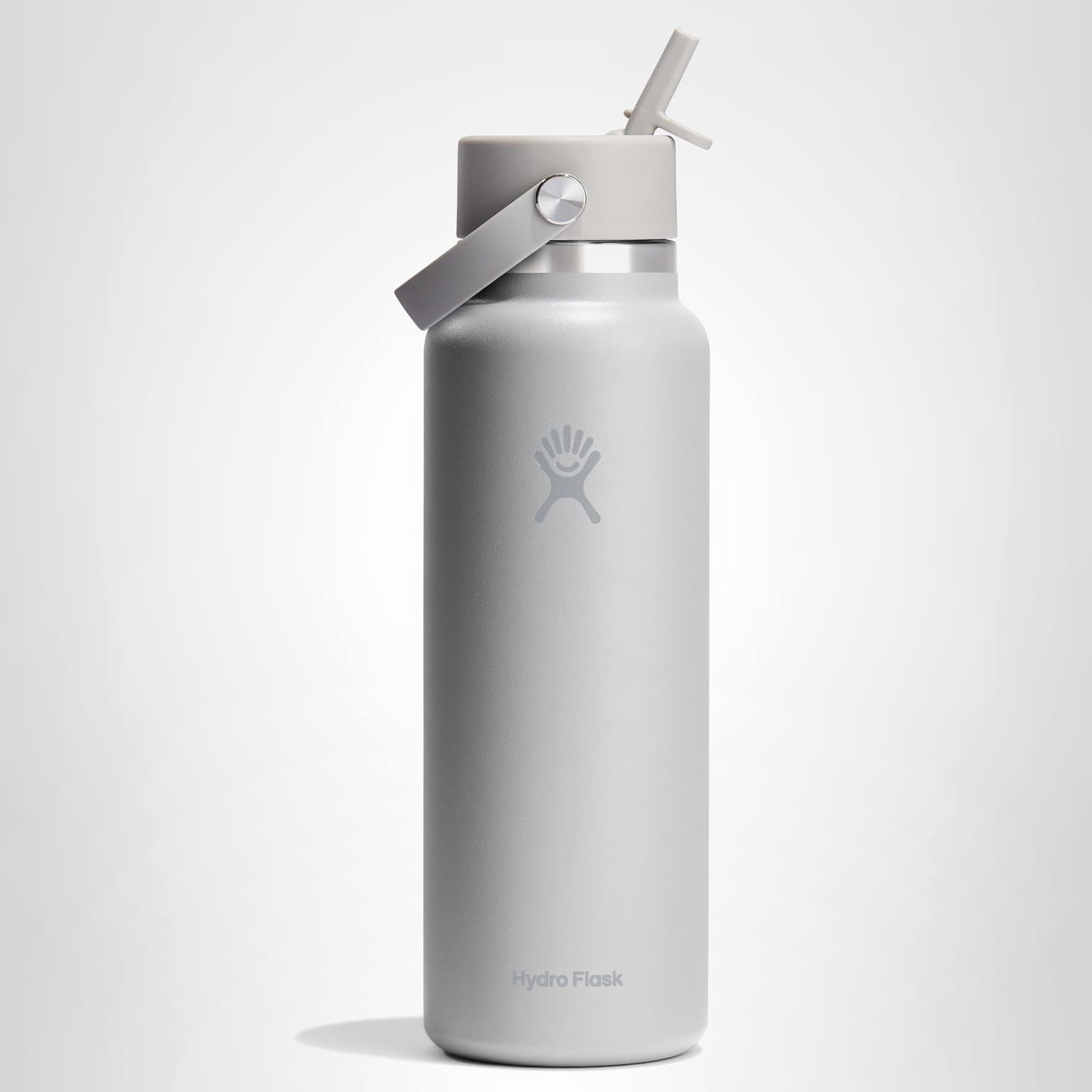 Hydro Flask マイクロ　シルバー Hydro Flask Water Bottle - Insulated Stainless Steel - Wide Mouth