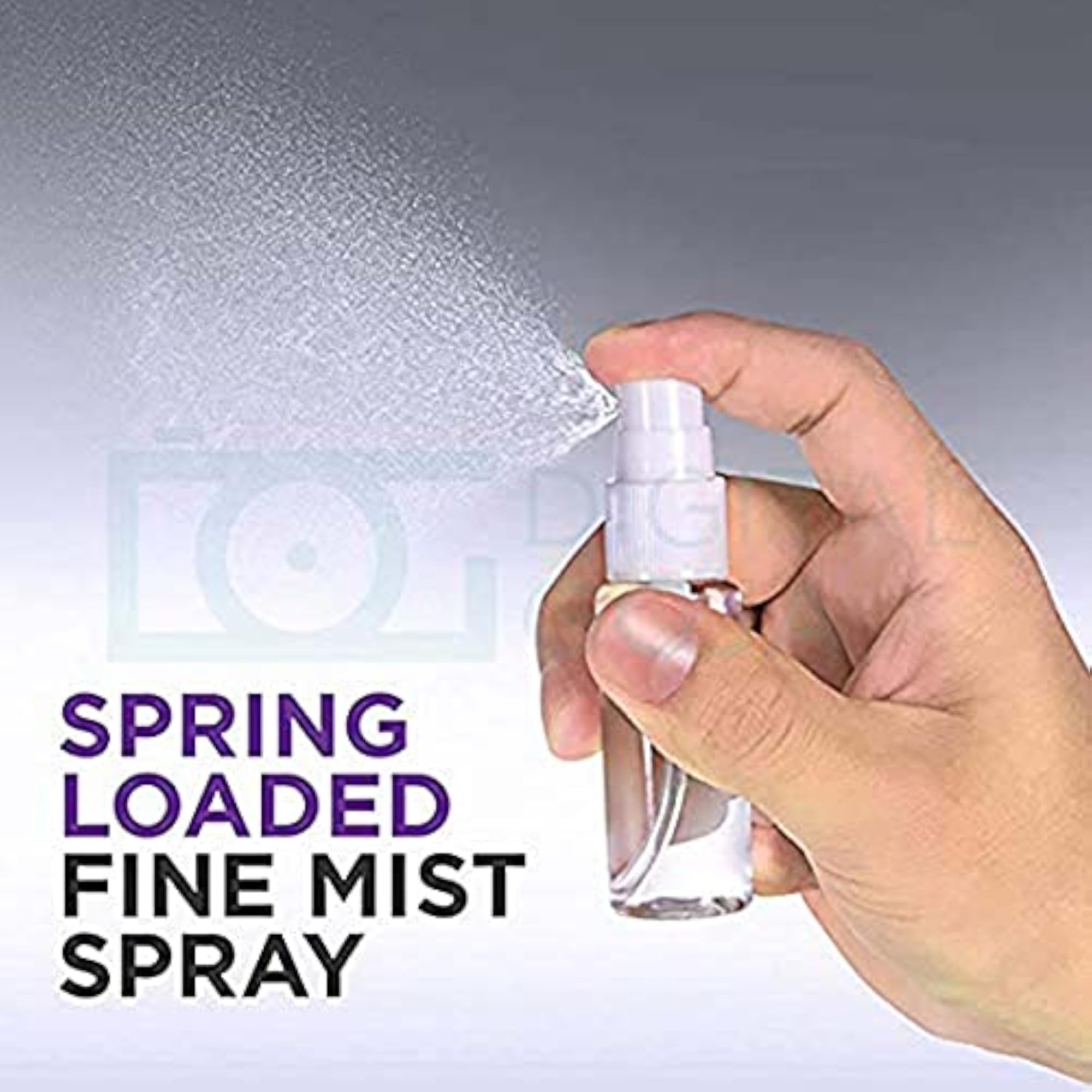 40 Bottles Empty 30ml Clear Plastic Mist Spray Set