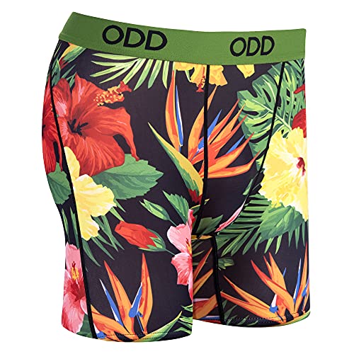Odd Sox, Tropical Fauna, Men's Boxer Briefs, Funny Novelty Underwear, Xxx Large #TOP2