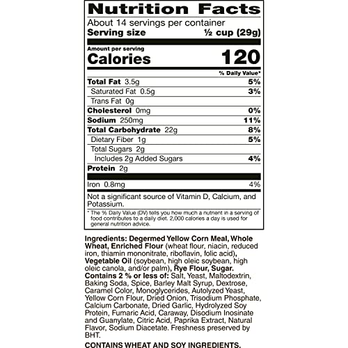 Chex Mix Snack Mix, Traditional, Savory Snack Bag, Family Size, 15 Oz (Pack Of 8) #TOP6