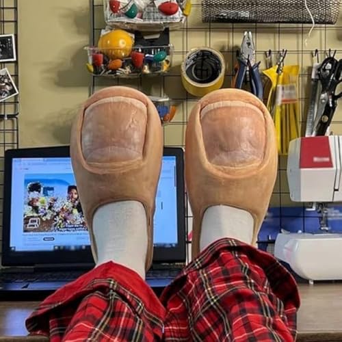 Big Toe Slippers, Giant Toe Slippers, Big Toe Slides, Funny And Unique Oversized Toe Slippers, Funny Weird Gifts4