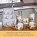 Imagen de SPOTTED DOG GIFT COMPANY Juego de 4 Tazas de Cafe y Té