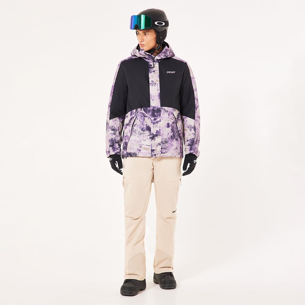 Oakley Mens Range Recycled Jacket 2.0, Oxidation Print Lilac, X-Large - Image 3