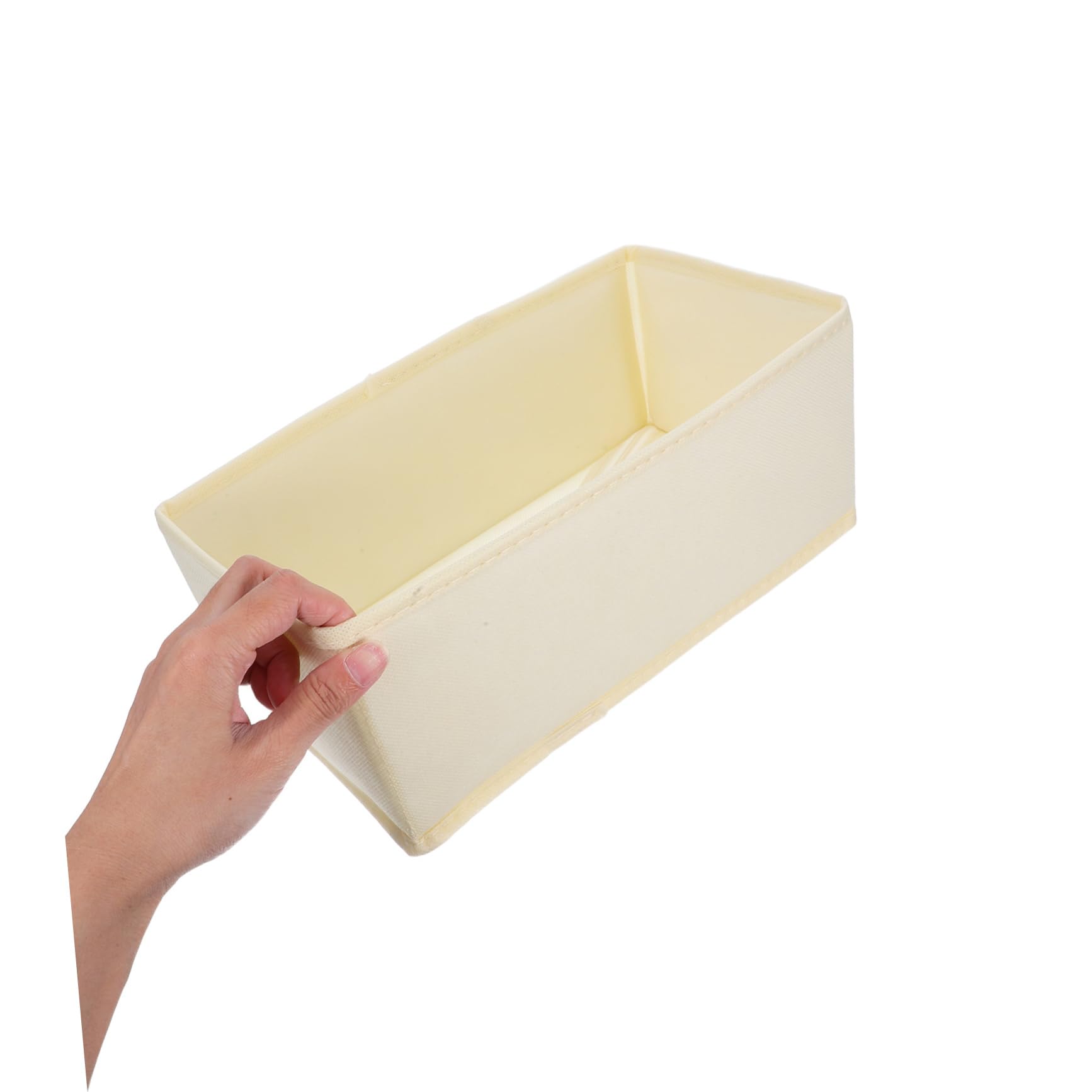 6piezas Organizador Para Ropa Interior Caja De Almacenamiento De Tela Unidades Divisores Para Calcetines Sujetadores y Ropa Interior Para Armarios