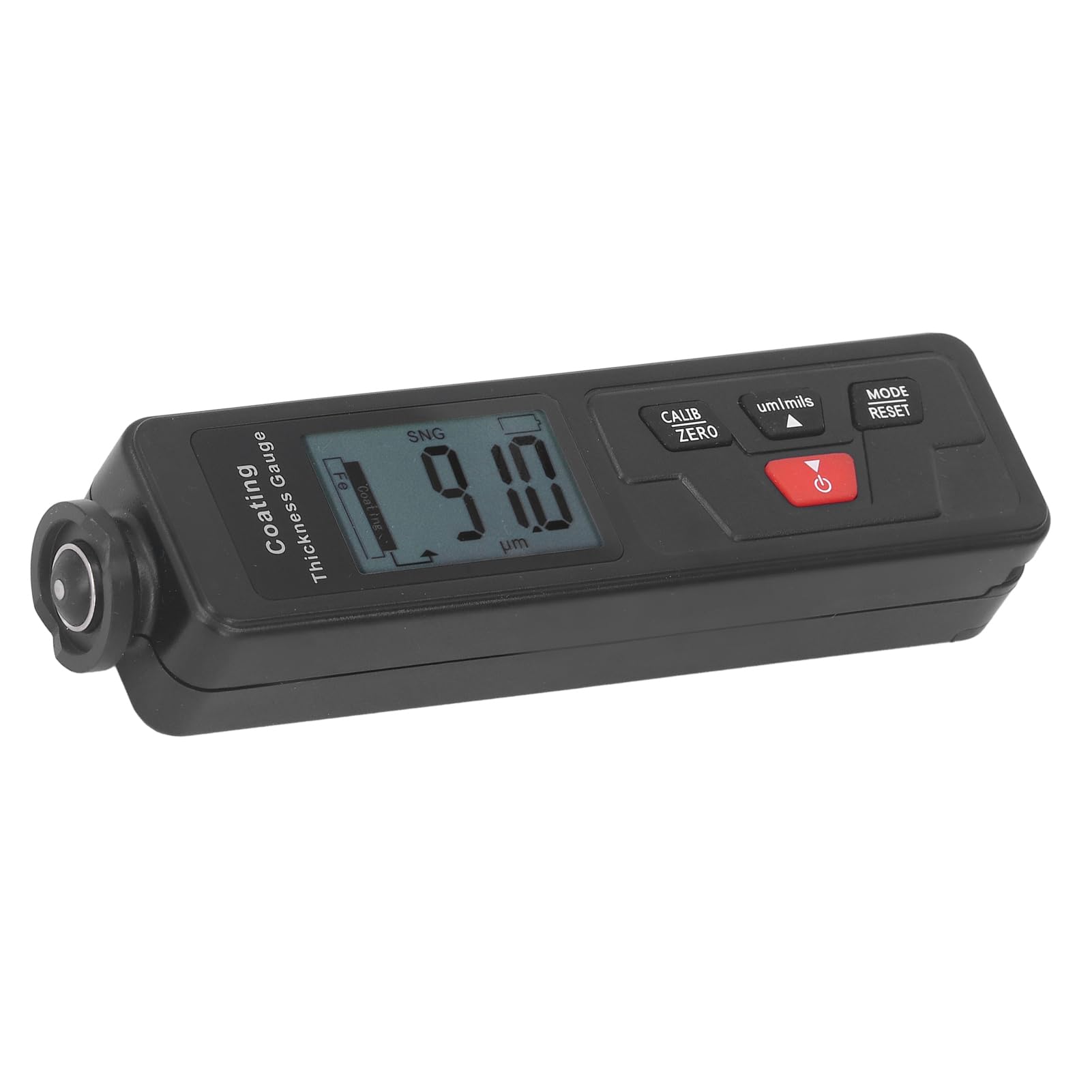 Cocoarm Tester Grubości Powłoki Miernik Grubości Lakieru ABS 0 do 1500um Auto Fe NF Identyfikacja Rozdzielczość 0,1um do Kontroli Samochodów Obróbka Powierzchni Metalowych Przemysł Stoczniowy