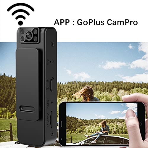 2023 New Hd 1080P Noise Reduction Camera Portable Wearable Video Recorder Mini Body Mounted Camera With Audio/Video Recording Wifi Magnetic Back Clip Camera (Basic Version,1Pc) #TOP2